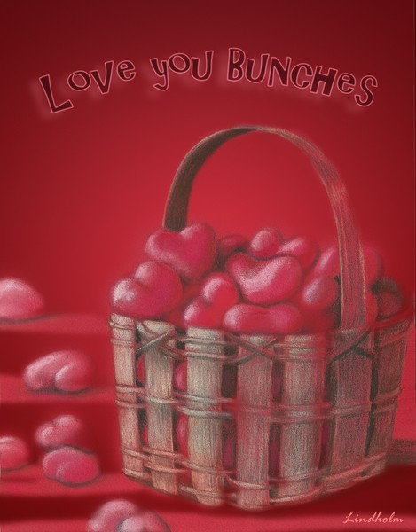 Love You Bunches Greeting Card