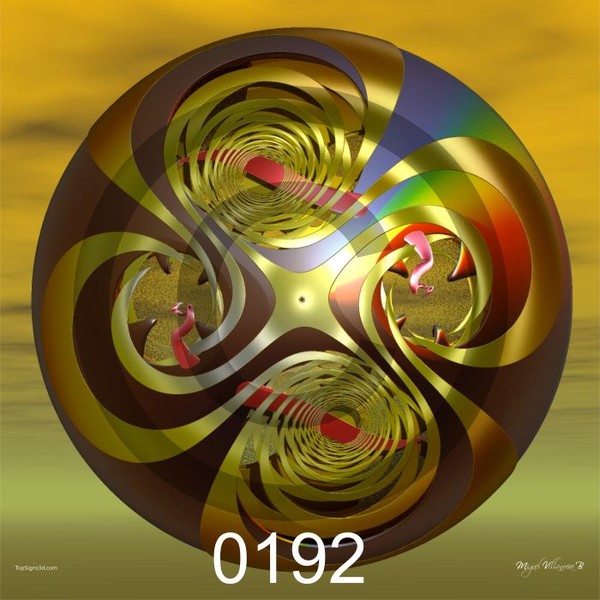 0192 gold sphere