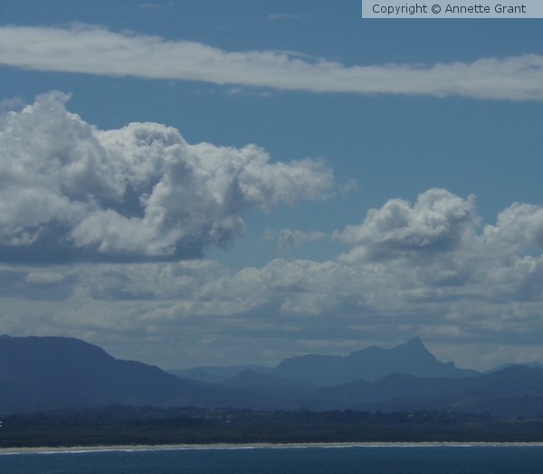 Clouds, Peaks, and Byron Bay
