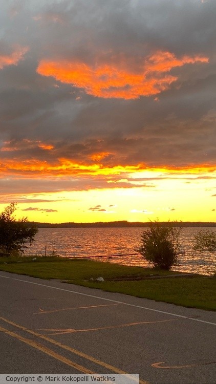 “Crystal Lake August Sunset,” ©2022