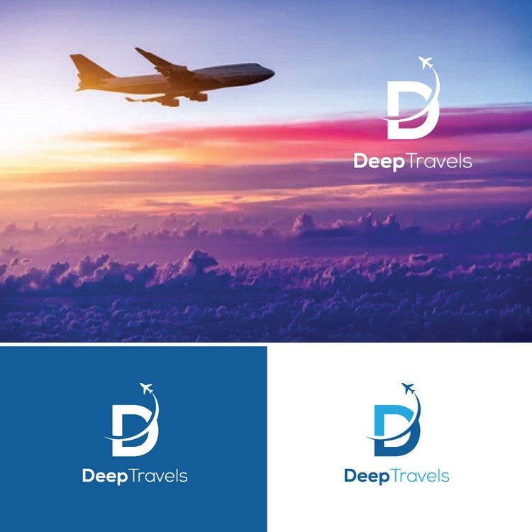 Logo for deep travels