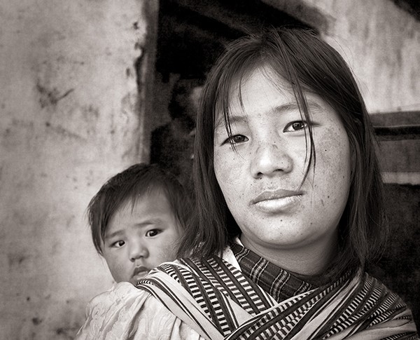 Young Mother and Child, Country Festival