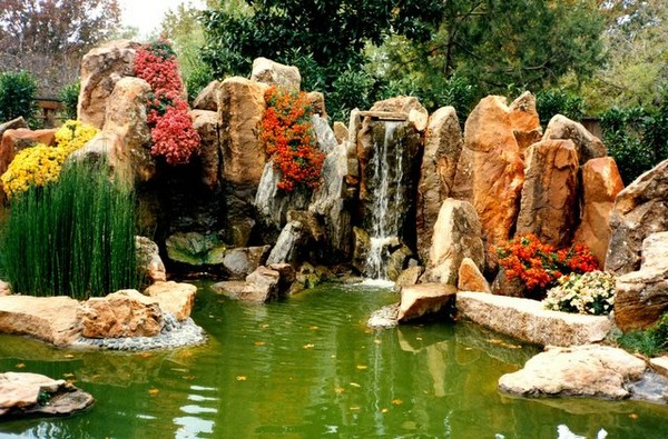 Rock Garden & Waterfall San Antonio Texas