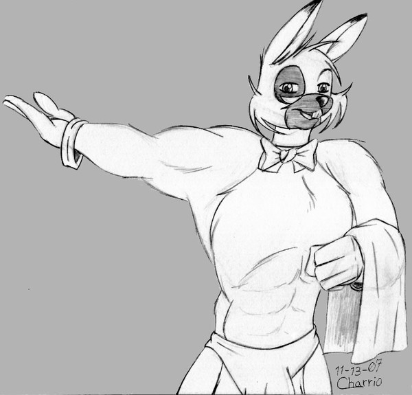 He-Bunny Awaits, sketch