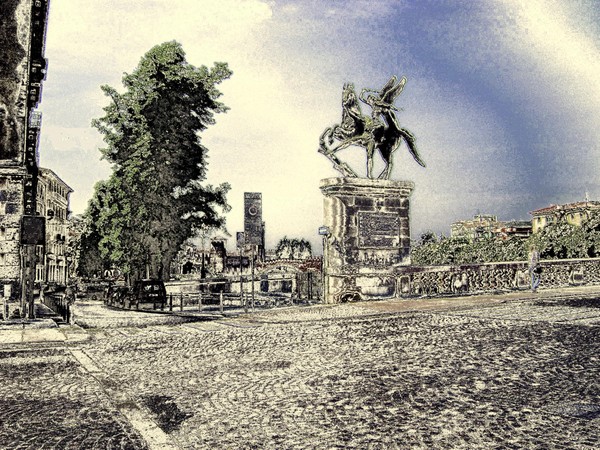 Verona-Il ponte della vittoria