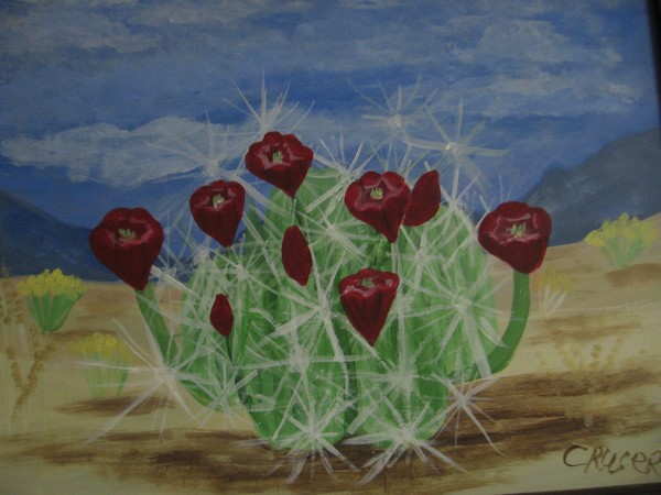 Claret Cup Cactus Flower
