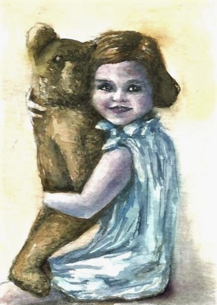 Girl and Bear