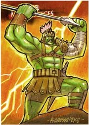 Planet Hulk MM08 AP Sketch Card
