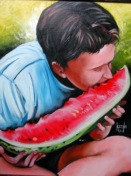 Watermelon boy