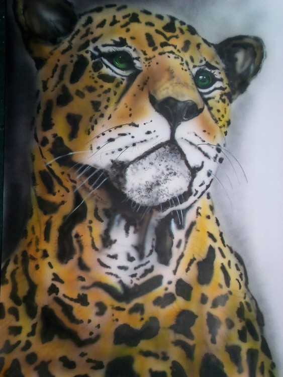 Leopard airbrush