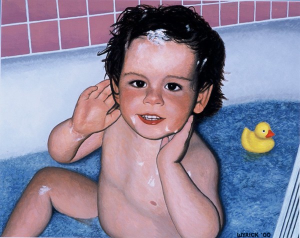 Anonymous Naked Child Bathing