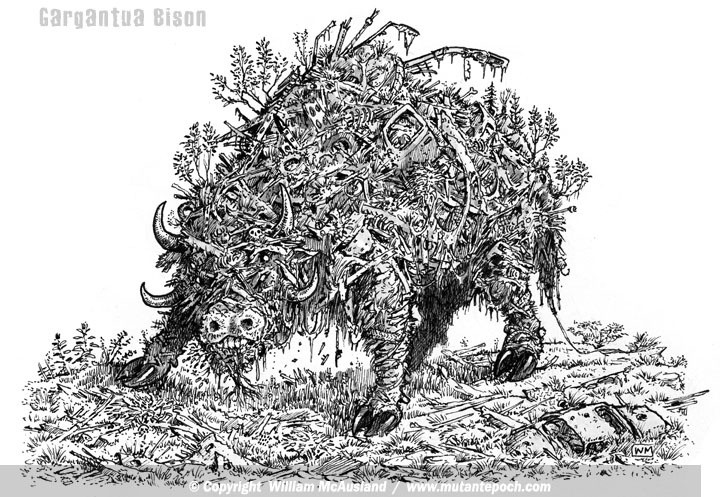 Gargantua Bison Giant Mutant Buffalo