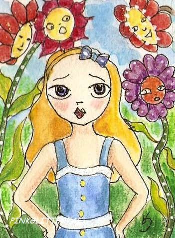 Alice and the talking flowers