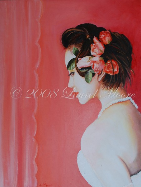 'Essentially Female'  woman portrait painting
