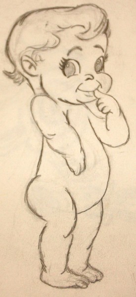 Shy Baby sketch