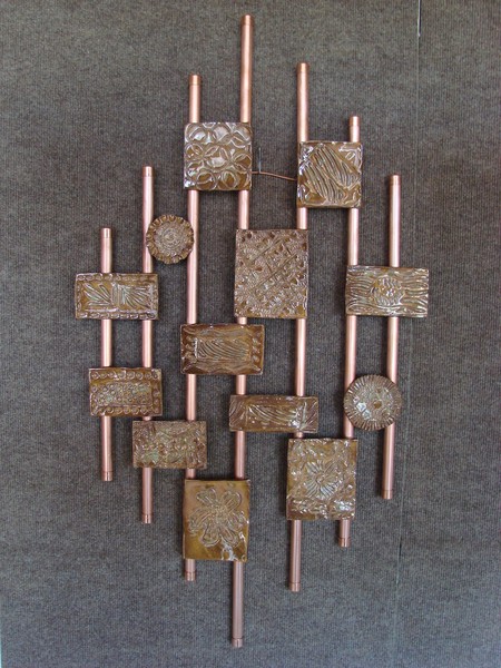Copper tubing/ ceramic pieces