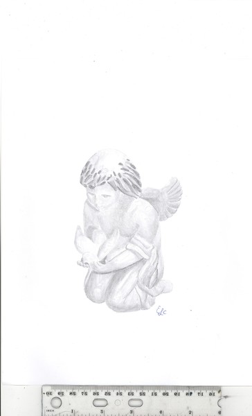 Sketch of a cherub