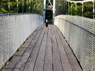 Child on Bridge
