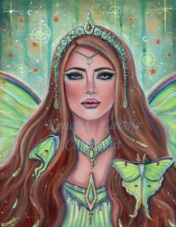 Aine goddess fairy queen by Renee L. Lavoie