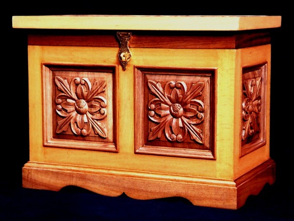 Pure Temptation - Hand Carved & Inlaid Art Box