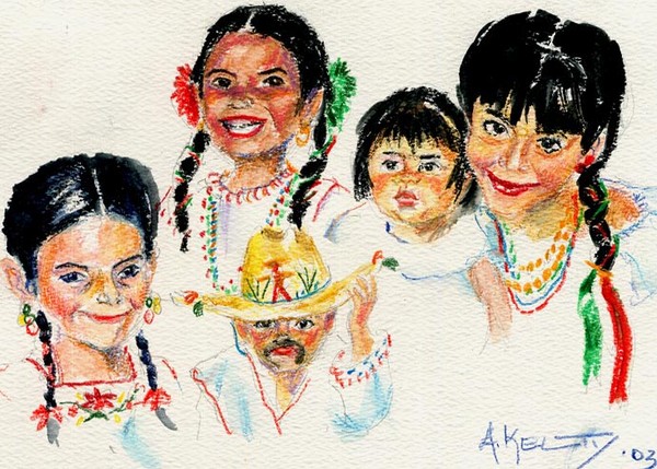 children of Mexico - Three Kings Day