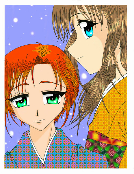Snow in Kimono