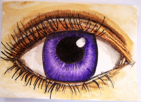 violet eye
