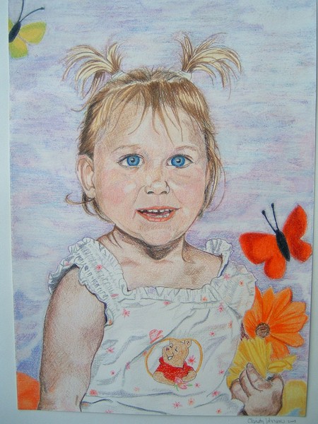 Commissioned portrait of Young Girl