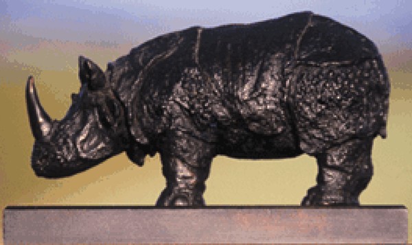 Black Rhino (ceramic sculpture)