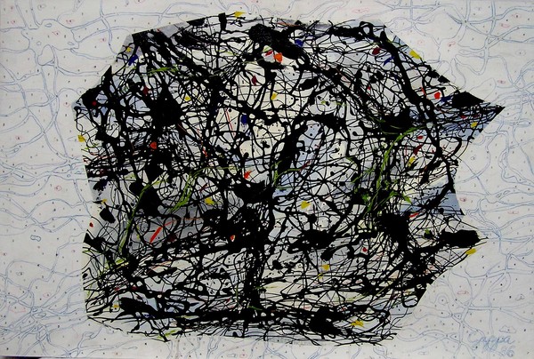 Jackson Pollock paint by number