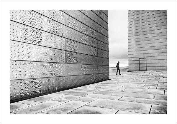 On the roof of the Oslo Opera