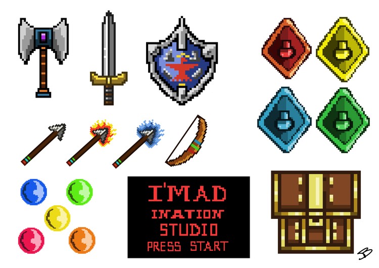 Pixel Art - Game Icons