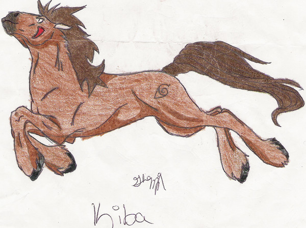 Kiba as a horse