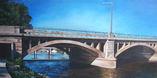 Grand Rapids, MI: Bridge Over The Grand River