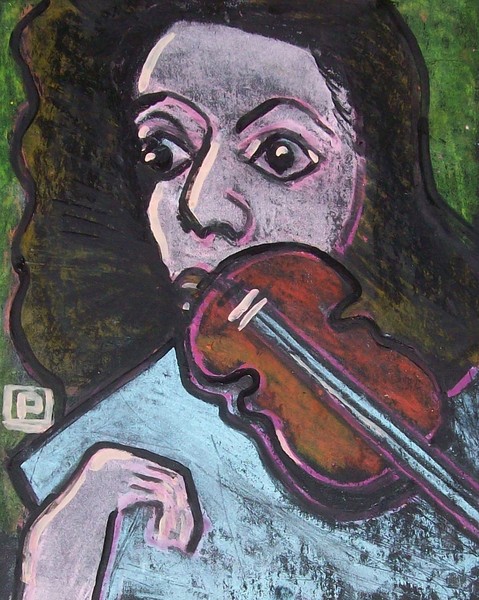 The violin player