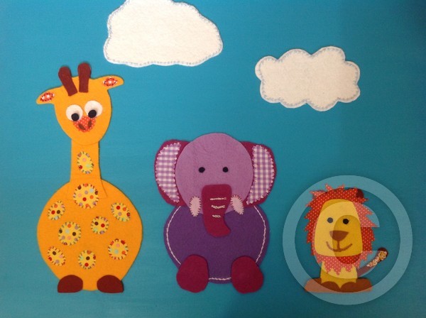 Nursery Wall Art-Safari Animals