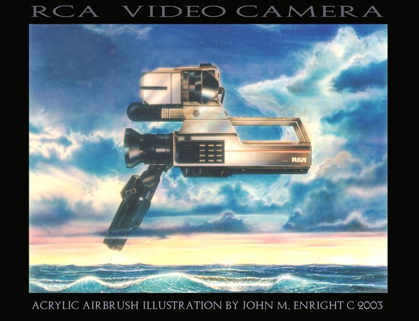 RCA video Camera Illustration