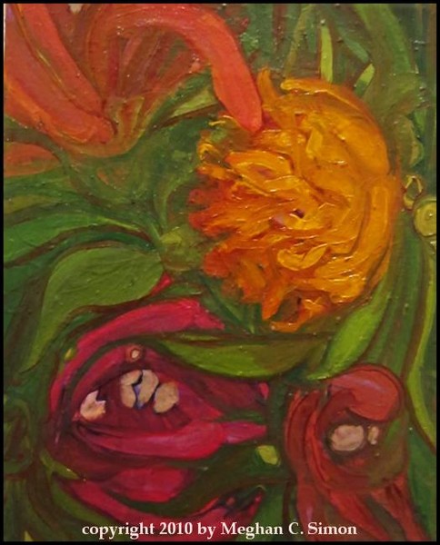 Original Oil Painting - Floral Study