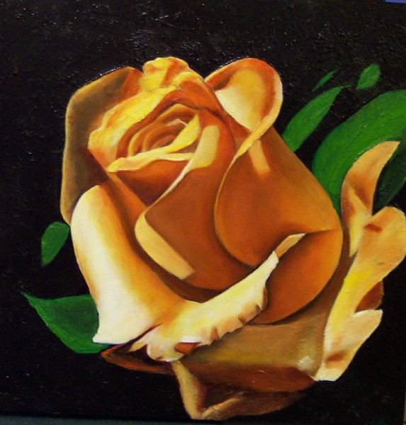 rose done from Thea Walstra's photo