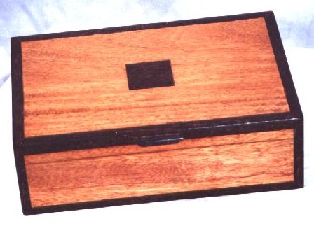 Treasures Hand Crafted Inlaid Wooden Jewelry Box