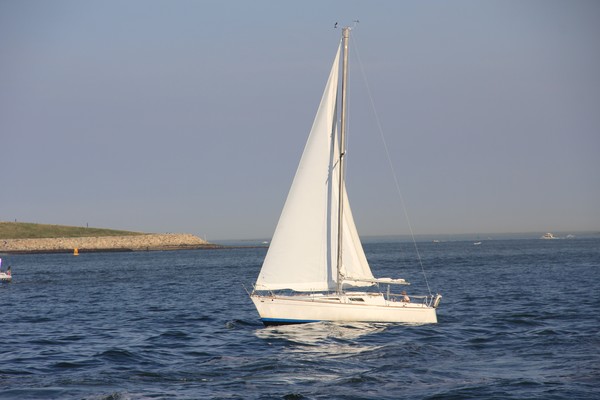 Sails away