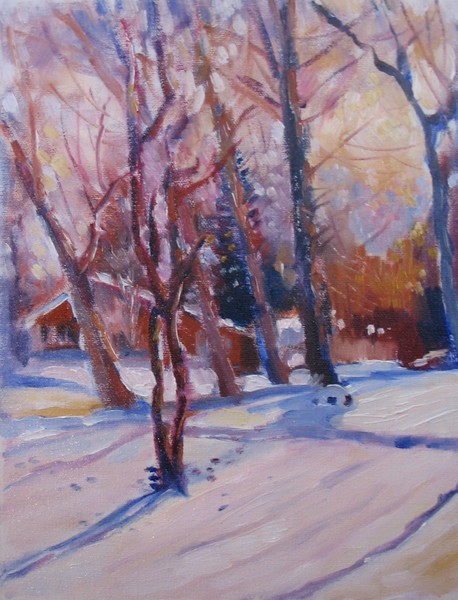 Brandon Sketch-------a  winter afternoon