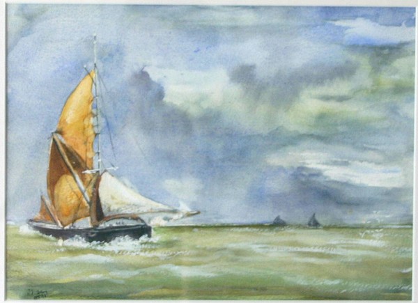 Old sailing barge
