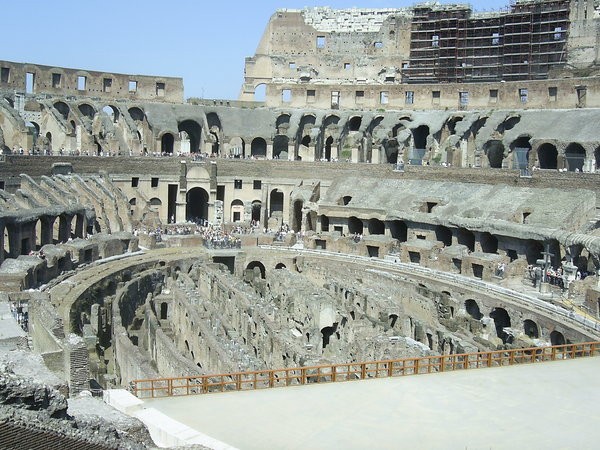 Inside the Colosseum