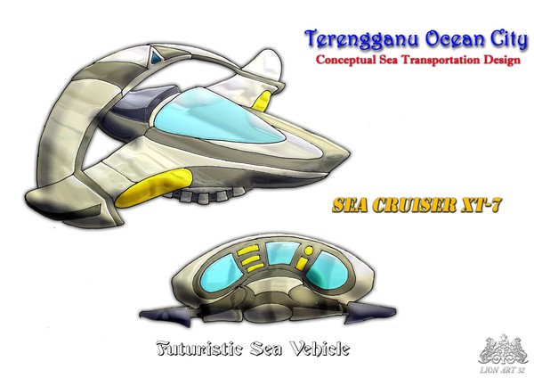 Futuristic Oceanic Vehicles - Sea Cruiser