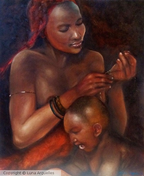 Himba Mother and Child