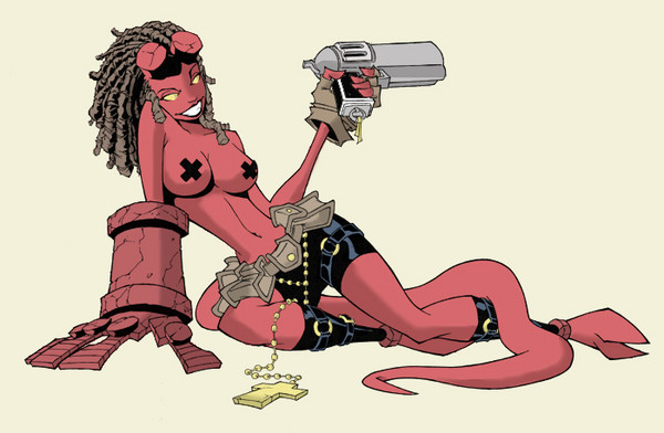 Hellgirl color try out