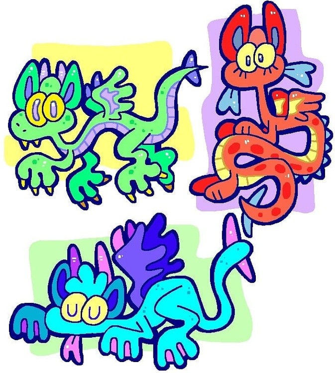 Dragon doodles