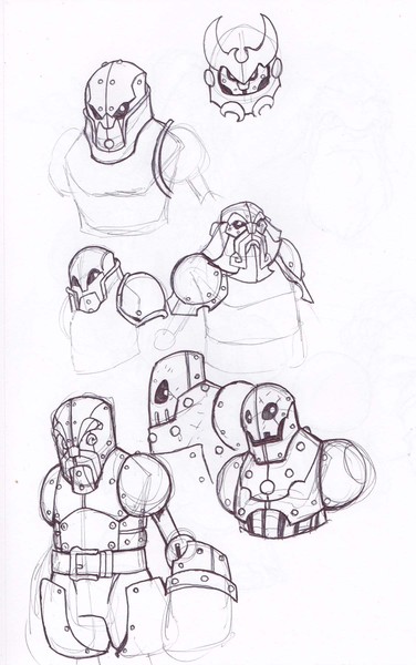 Gear Men Sketches