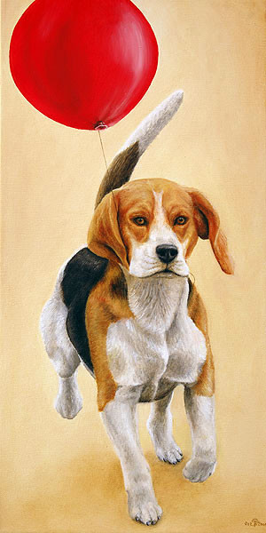 Returning with The Prize (Beagle)